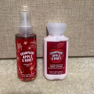 Champagne Apple and Honey Bath and Body set